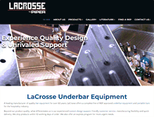 Tablet Screenshot of lacrossecooler.com